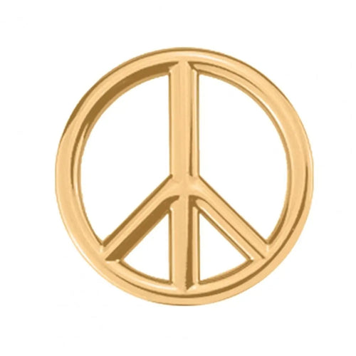 Car Anti-War Peace Sign Three-Dimensional Metal Stickers, Color: Gold - HoMEdemic™ 