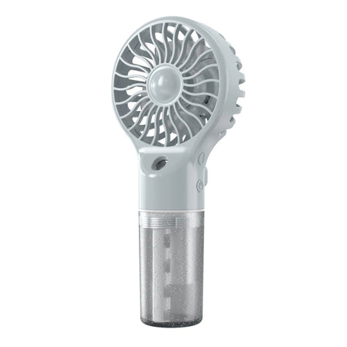 USB Rechargeable Handheld Misting Fan Portable Hydration Electrical Fan(Grey) - HoMEdemic™ 