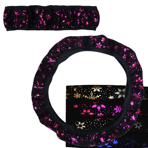 Car Steering Wheel Cover Hot Stamping Without Inner Ring Elastic Band Cover(Random Color Delivery) - HoMEdemic™ 