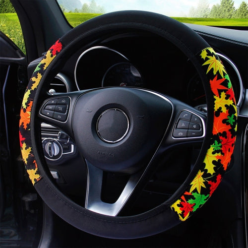 Color-blocked Neoprene Elastic Steering Wheel Cover Without Inner Ring(Random Pattern Delivery) - HoMEdemic™ 