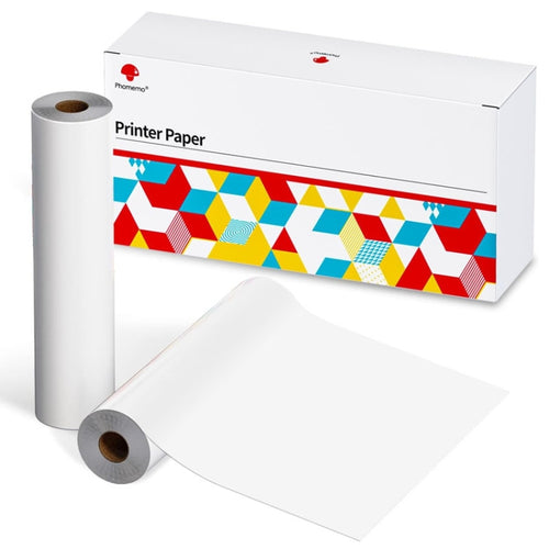 Phomemo 2 Rolls A4 Thermal Paper  Use With M08F Printer Holder For M832/M833/M834/M835/P831/Q302 Printer - HoMEdemic™ 