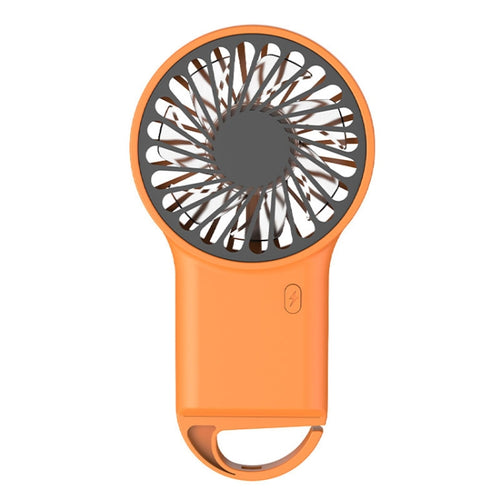 Handheld Foldable Desktop USB Rechargeable Mini Fan Mountaineering Hook Mute Fan(Orange) - HoMEdemic™ 