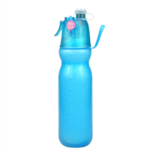 590ml Summer Outdoor Sports Training Spray Cooling Water Cup, Color: Pure Blue 2-layers - HoMEdemic™ 