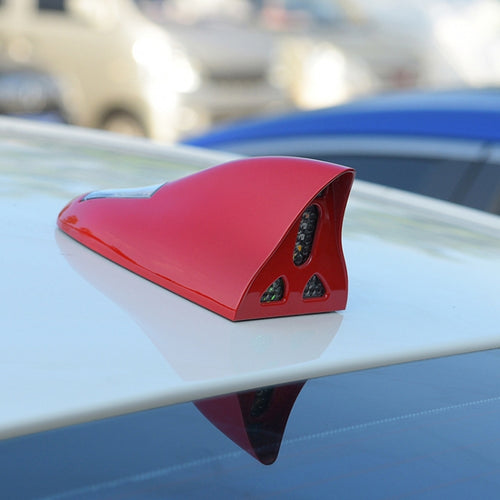 Solar Remote Control Signal Radio Shark Fin Antenna Anti-Tailgating Roof Warning Light(Red) - HoMEdemic™ 