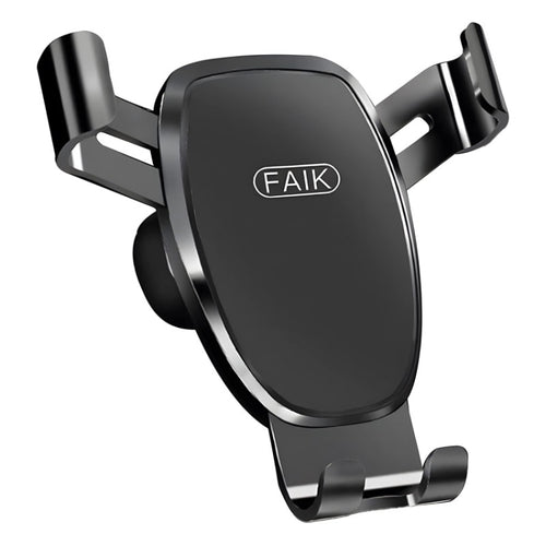 FAIK Car Cell Phone Holder Air Vent Triangle Gravity Sensor Car Phone Bracket, Color: Black Frosted Model - HoMEdemic™ 