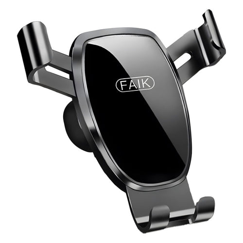 FAIK Car Cell Phone Holder Air Vent Triangle Gravity Sensor Car Phone Bracket, Color: Black Mirror Model - HoMEdemic™ 