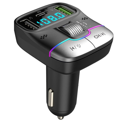 Car Bluetooth MP3 Player Fast Charging Charger(Black) - HoMEdemic™ 