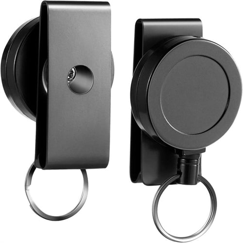 ABS  Material 360 Degree Rotatable Heavy Duty Retractable Keychain with Belt Clip - HoMEdemic™ 