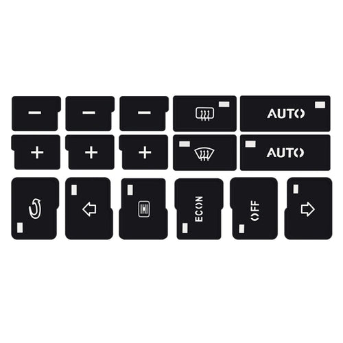 2sets For Audi A4/B6/B7 2000-2004 Car Air Conditioning Button Panel Sticker - HoMEdemic™ 