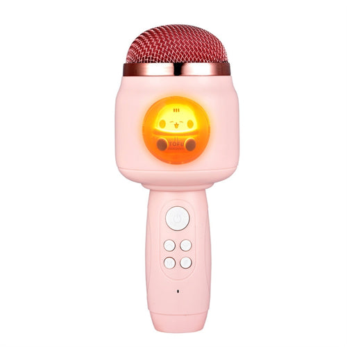 ICARER FAMILY F816 Karaoke Microphone Speaker Home Bluetooth Wireless Microphone(Pink) - HoMEdemic™ 