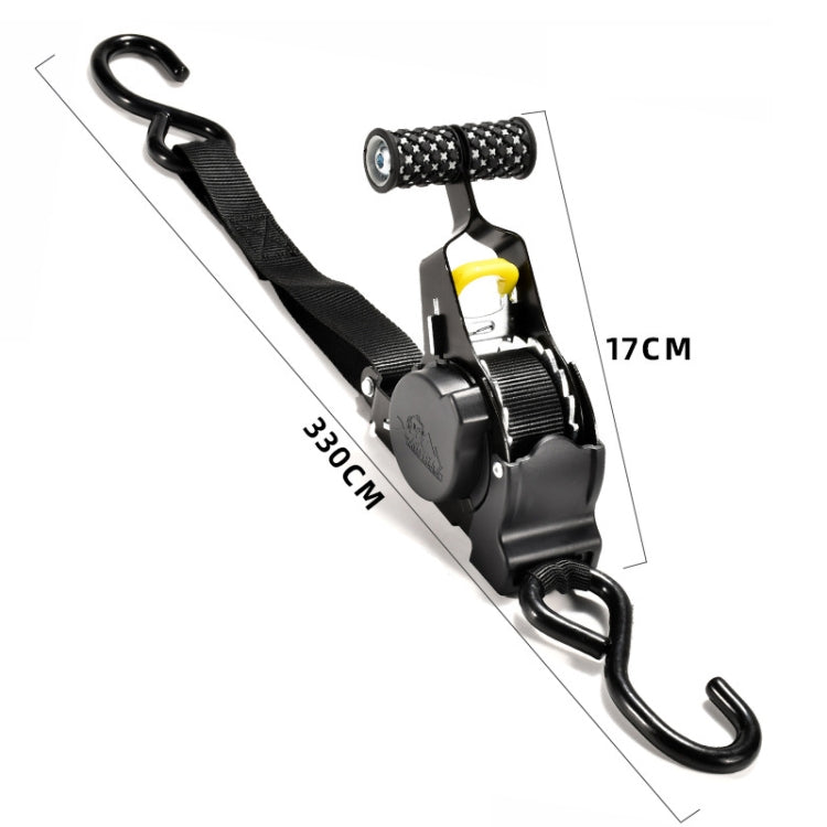 Auto Retract Tensioner Automobile And Motorcycle Cargo Fixing Straps(White) - HoMEdemic™ 