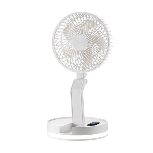 F200 Foldable Remote Control Wall-mounted Fan LED Light Desktop Rotating Fan, Color: Regular Model - HoMEdemic™ 