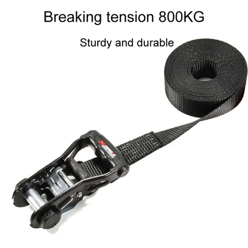 Motorcycle Ratchet Tensioner Cargo Bundling And Luggage Fixing Straps, Length: 1m - HoMEdemic™ 