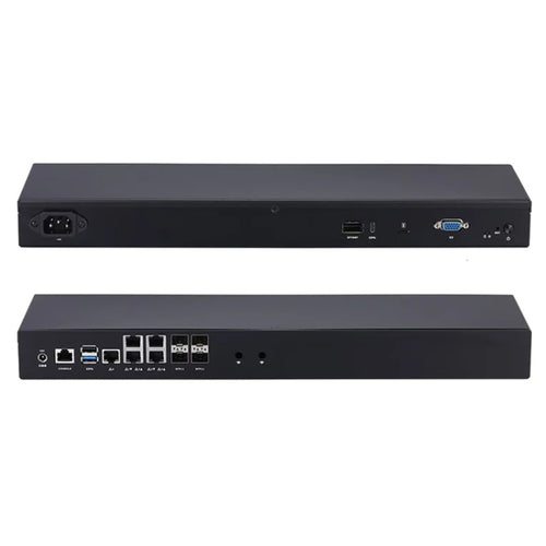 Qotom Q20332G9 1U Rack Mini PC  ATOM C3758 8 Cores 4x 10G SFP+/ 5x 2.5G LAN 16G RAM 128G SSD - HoMEdemic™ 