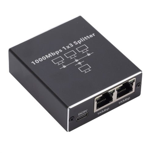 1 To 3 Gigabit Network Splitter Network Sharer RJ45 Network Cable Splitter - HoMEdemic™ 