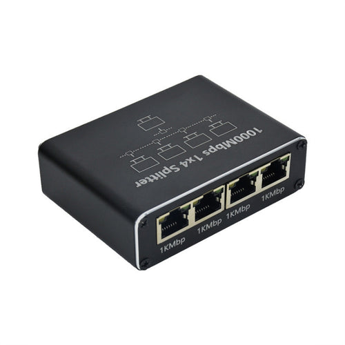 1 To 4 Gigabit Network Splitter Network Sharer RJ45 Network Cable Splitter - HoMEdemic™ 