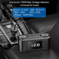 One To Four PD+QC Car Cigarette Lighter Multi-Port Mobile Phone Charger - HoMEdemic™ 