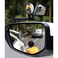 Car Auxiliary Mirror Multi-Function Wide-Angle Rear View Reversing Mirror(Black Right) - HoMEdemic™ 