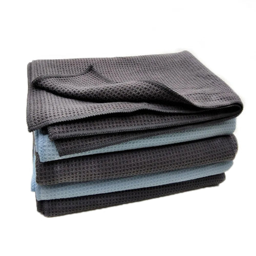 40x40cm Thickened Absorbent Honeycomb Mesh Car Wash Cleaning Towel(Dark Gray) - HoMEdemic™ 