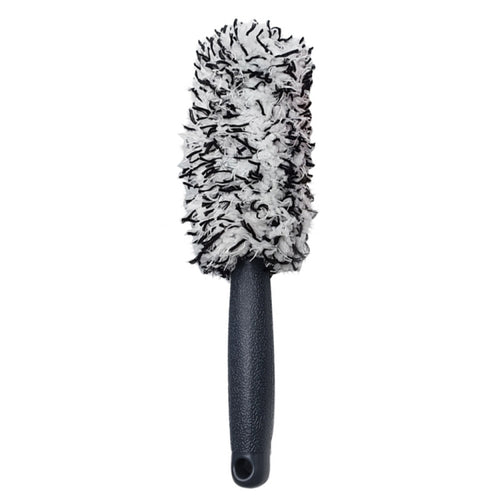 30cm Microfiber Long-handled Plush Tire Cleaning Brush(Black White) - HoMEdemic™ 