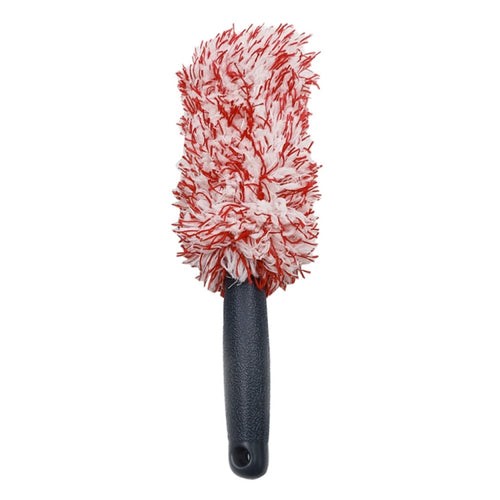 30cm Microfiber Long-handled Plush Tire Cleaning Brush(Red White) - HoMEdemic™ 