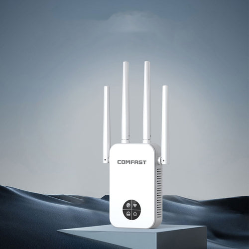 COMFAST 762AC 1200Mbps WiFi Signal Booster Dual Band WiFi Repeater with OLED Display Screen - HoMEdemic™ 