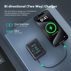 For Insta360 X4 CYNOVA Two-Way Charging Butler Screen Display Smart Charging Box - HoMEdemic™ 