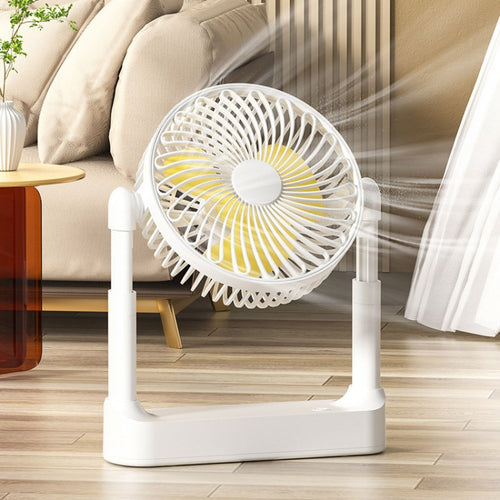 Portable Retractable USB Home Desktop Fan Large Wind Power Outdoor Ceiling Fan, Model: Plug-in Model - HoMEdemic™ 