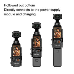 For DJI Osmo Pocket 3 HEPAIL Extended Adapter Protective Bezel Extension Handle Cold Shoe Adapter Bracket - HoMEdemic™ 