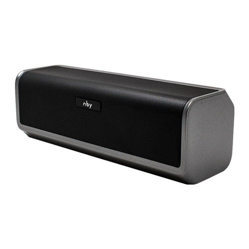 NBY 6690 TWS Couplet FM Multifunctional Desktop Plug-in Card Bluetooth Speaker(Grey) - HoMEdemic™ 