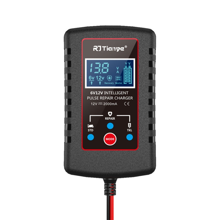 RJtianye 6V/12V ASE Adapter Cable Car Motorcycle Lawn Mower Battery Charger(US Plug) - HoMEdemic™ 