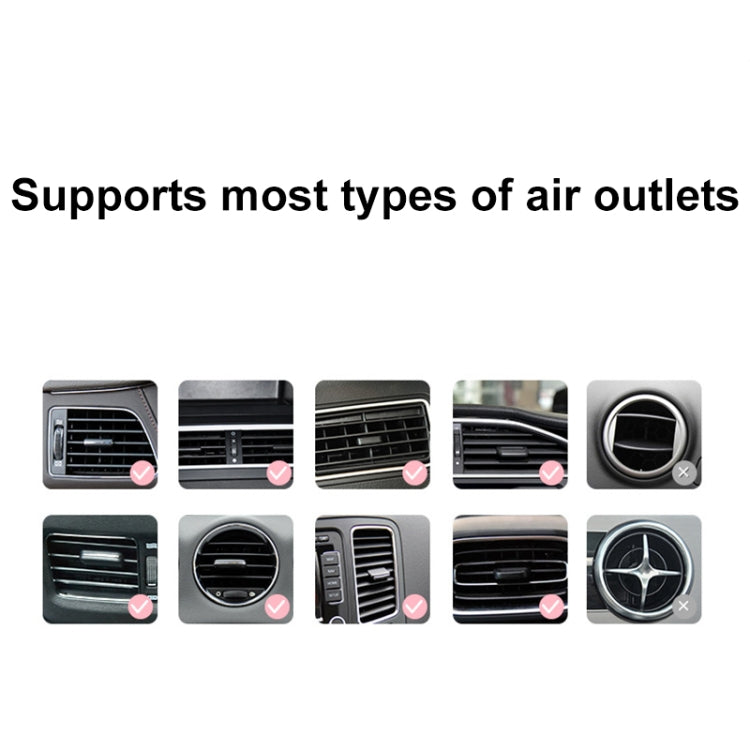 ICARER FAMILY AK-01 Car Air Outlet Cartoon Phone Holder Car Navigation Gravity Support Frame(White) - HoMEdemic™ 