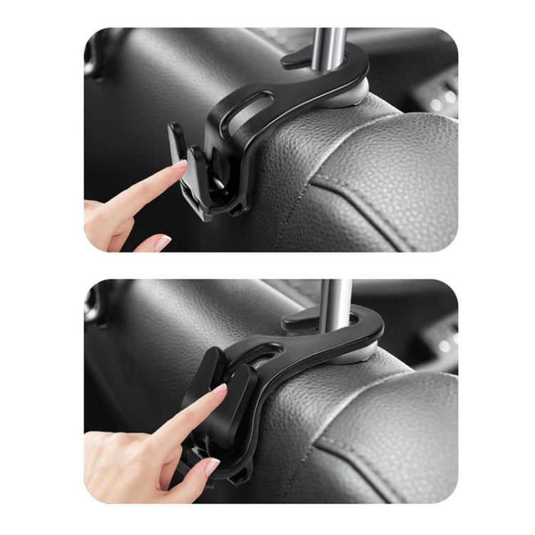 3pcs Car Foldable Hook Multifunctional Rear Seat Phone Holder(Black) - HoMEdemic™ 