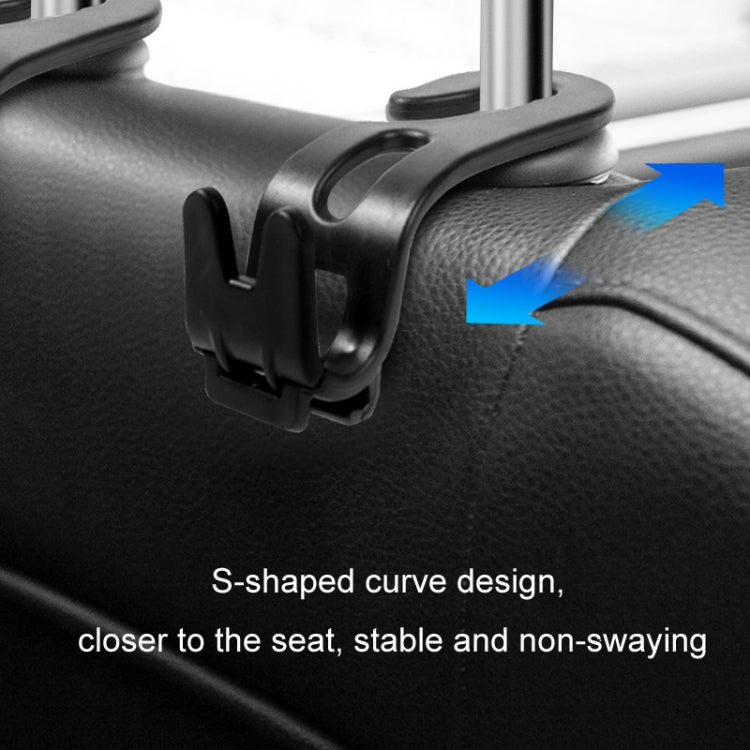 3pcs Car Foldable Hook Multifunctional Rear Seat Phone Holder(Black) - HoMEdemic™ 