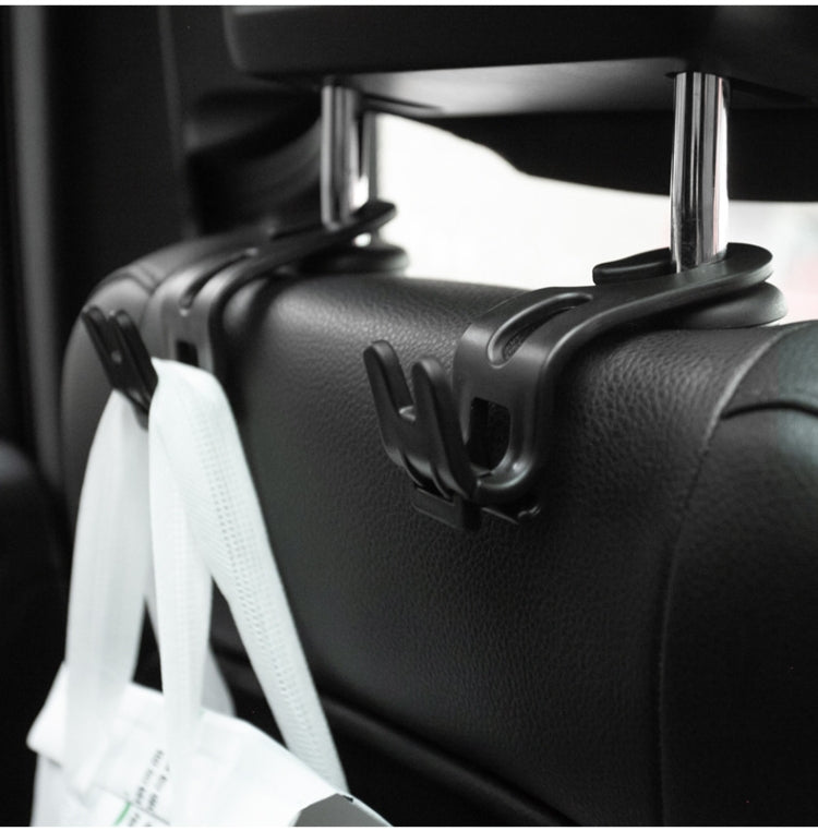 3pcs Car Foldable Hook Multifunctional Rear Seat Phone Holder(Black) - HoMEdemic™ 