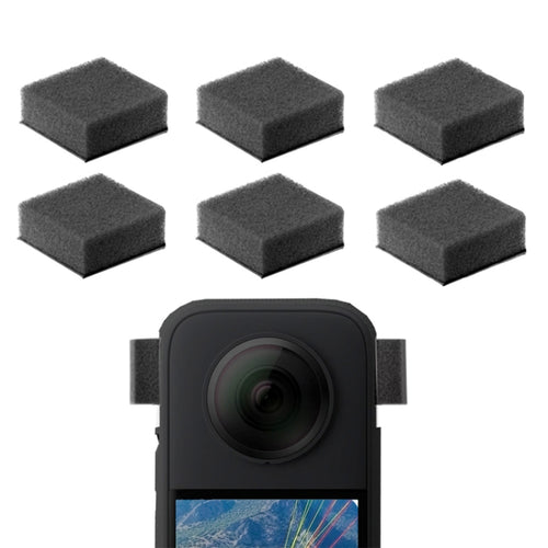 For Insta360 X4 / X3 6pcs /Pack Noise Canceling Windproof Cotton Camera Accessories - HoMEdemic™ 