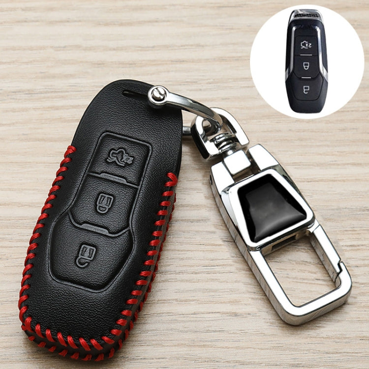 For Ford Car Key Cover Keychain Anti-lost Number Plate, Style: A - HoMEdemic™ 