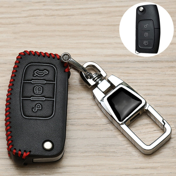 For Ford Car Key Cover Keychain Anti-lost Number Plate, Style: C - HoMEdemic™ 