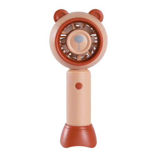 USB Handheld Fan Mini Portable Desktop Cute Cartoon Fan(Brown Bear) - HoMEdemic™ 