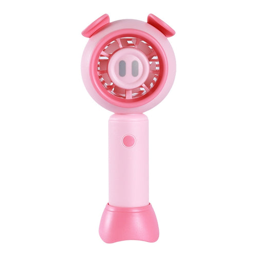 USB Handheld Fan Mini Portable Desktop Cute Cartoon Fan(Pink Pig) - HoMEdemic™ 