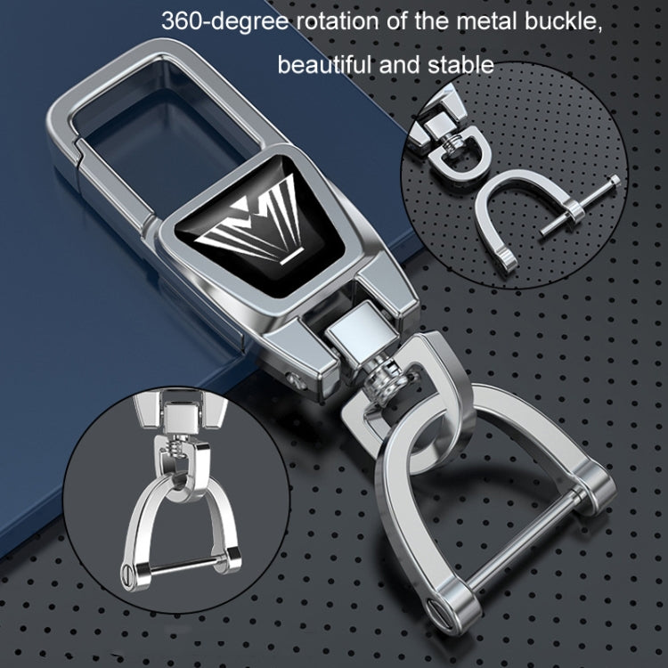 For BMW Car Key Cover Multifunctional Keychain Anti-Lost Number Plate, Style: F - HoMEdemic™ 