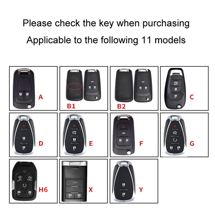 For Chevrolet Car Key Cover Multifunctional Keychain Anti-lost Number Plate, Style: A - HoMEdemic™ 
