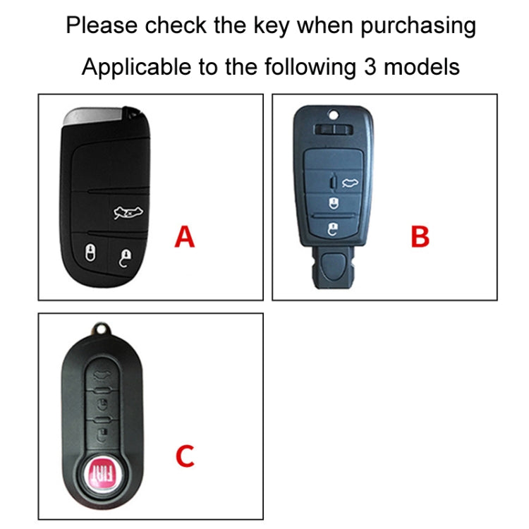 For Fiat Car Key Cover Multifunctional Keychain Anti-Lost Number Plate(B) - HoMEdemic™ 