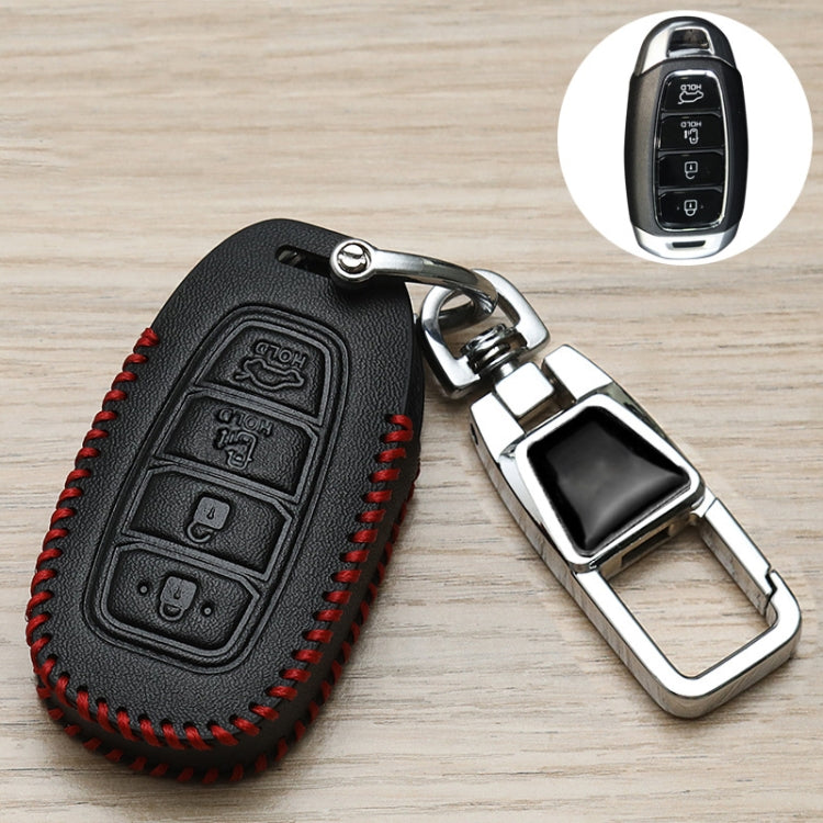 For Hyundai Car Key Cover Multifunctional Keychains Anti-lost Number Plates, Style: H4 - HoMEdemic™ 