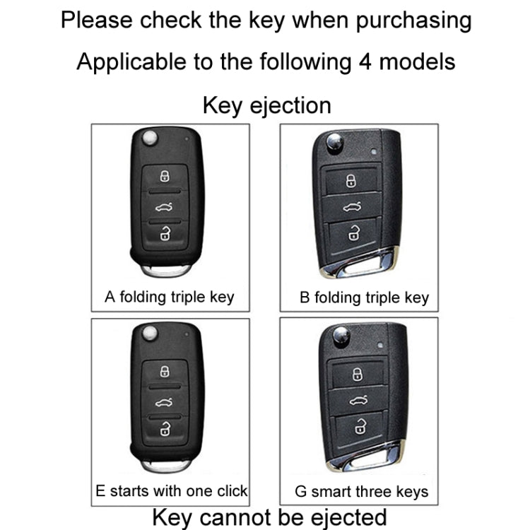 For Skoda Car Key Cover Multifunctional Keychain Anti-lost Number Plate(B) - HoMEdemic™ 