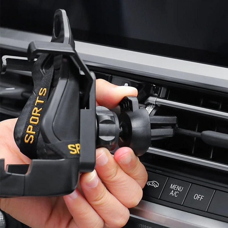 Car Gravity Air Outlet Navigation Mobile Phone Holder(Red Ribbon) - HoMEdemic™ 