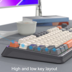 XUNSVFOX K94 Wireless Bluetooth Dual Mode Mechanical Keyboard Gaming Office Laptop Keyboard(Shimmer) - HoMEdemic™ 