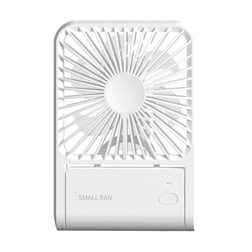 HX-123 USB Charging Wall-mounted Desktop Folding Thin and Light Small Fan(White) - HoMEdemic™ 