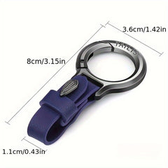 YAILIS Zinc Alloy Car Keychain Multi-functional Belt Hook Key Holder For Men & Women(Quartz Black) - HoMEdemic™ 