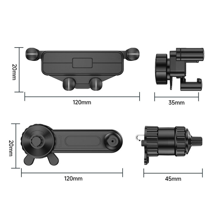 Car Mobile Phone Holder Navigation Air Outlet Support Fixed Bracket(Triangular Hook) - HoMEdemic™ 